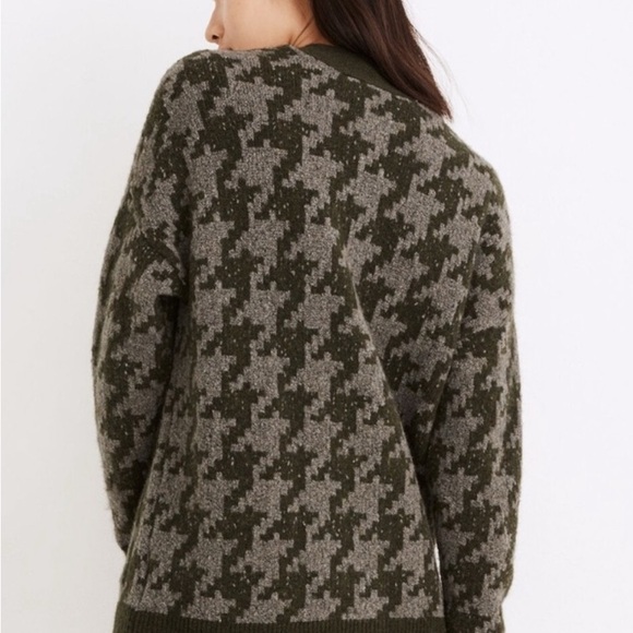 Madewell Allston Double Button Cardigan Heather Pine Small EUC - Picture 4 of 11